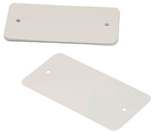 MERKINTÄLAPPU METALLI 65X120MM 1000 kpl - Pakkaustarvikkeet - P-6METLAPPU65X120 - 1