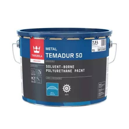 TEMADUR 50 PU-MAALI 5L AST - Polyuretaanimaalit ja -lakat - 506-5 - 1