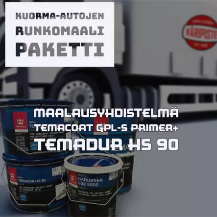 MAALIPAKETTI TEMADUR HS90+GPL-S PRIMER - Raskaskalustomaalit - HS90GPLSRUNKO - 2